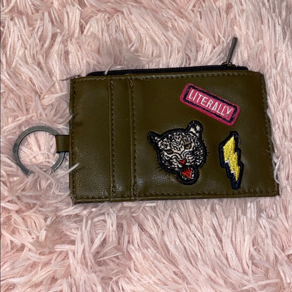 Army green card/money holder